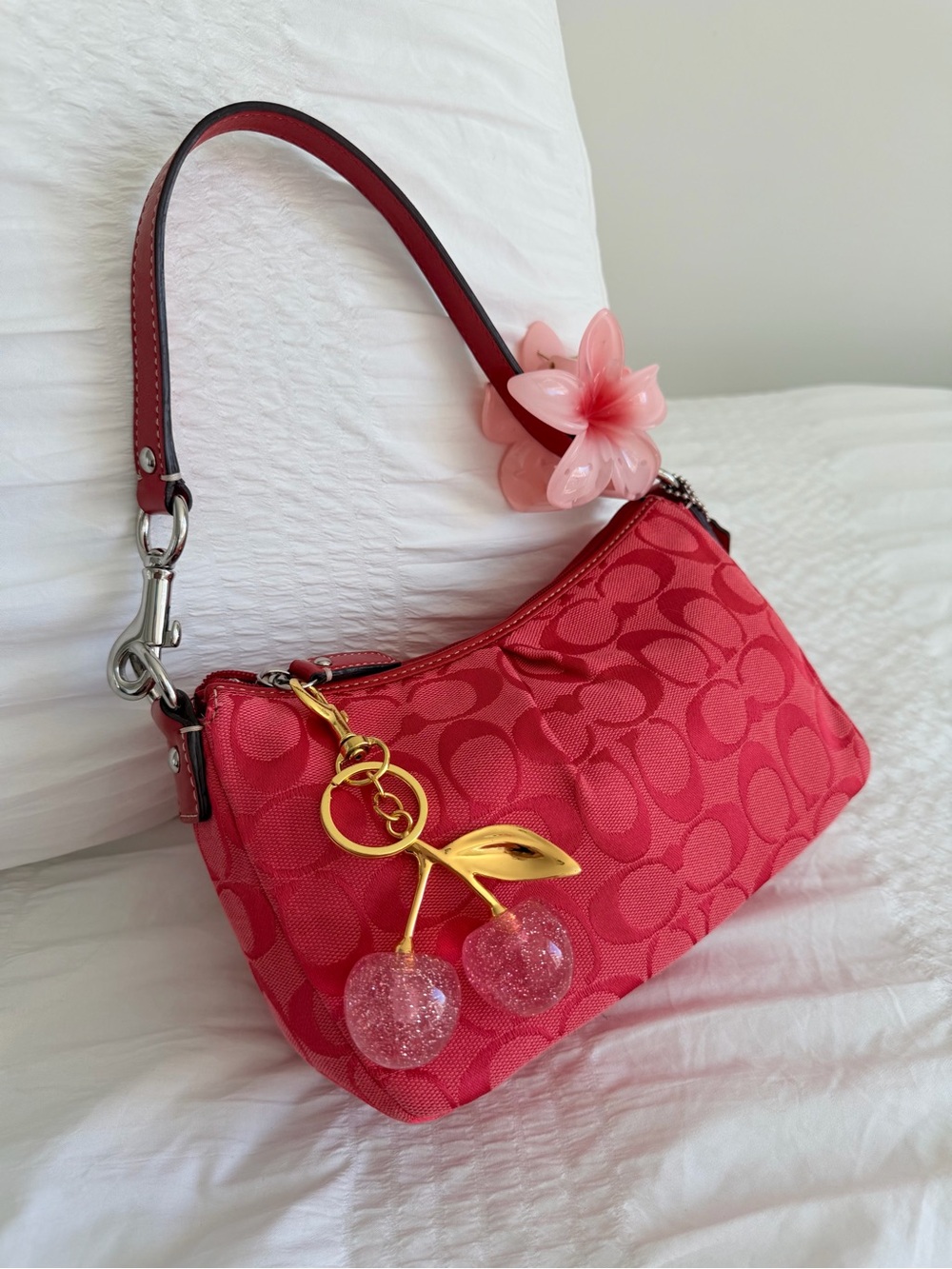 Vintage Coach Demi Baguette Shoulder Bag